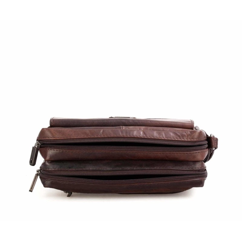 Spikes & Sparrow Bronco Buffalo Leather Wrist Man Bag Men's