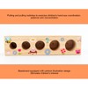 Wooden Pull Carrot Game Number Fine Motor Skill Toy Matching