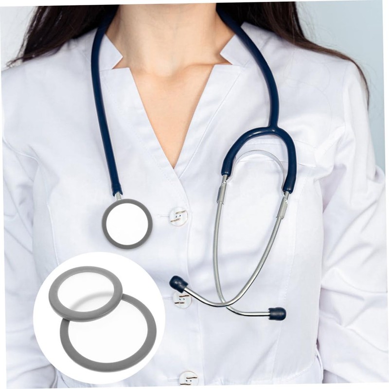 Baluue 4pcs Suspended Diaphragm Replacement for Adult and Pediatric Stethoscopes