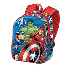 The Avengers Primed-Small 3D Backpack - Blue, blue, Small 3D Backpack Primed