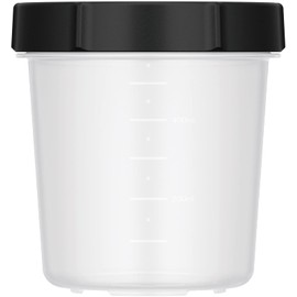 Thermos KC-RA700 BK My Food Container, Round, 23.7 fl oz (700 ml), Black