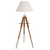 Thor Classical Designer Marine Tripod Floor Lamp Retro Vintage Wooden