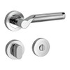 Design Lightning Handle Set Quick Assembly Screw Rosette Look Fixed