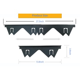 Stainless Steel Cooktop Caulking Plates, 2 Pcs, Adjustable Telescopic Stove Gap Covers, Heat-Resistant Kitchen Stove Gap Fillers, Easy to Clean