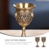 Kichvoe Medieval Cup 2pcs Chalice Goblet Royal Celebrations Wine Communion