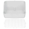Small Animals Pet Cage Litter Box Toilet Tray Pan ABS