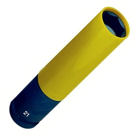 Proxxon 23976 Extra Long Impact Socket 1/2 | for use with Pneumatic Screwdrivers, Extreme Wear Resistance, Length: 130 mm, Diameter: 21 mm, Torque: 500 nm, 1/2 Inch