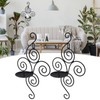 Wall Mounted Candle Stick Elegant Candle Holder for Living Room
