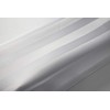 White Satin Stripe Shower Curtain Polyester Fabric - VARIOUS SIZES