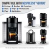 Caffenu Descaling Kit Compatible with Nespresso Vertuo, 2 Uses Descaling