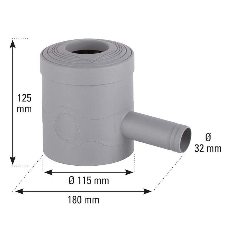 Rain Gauge Downspout Filter for downpipes of 68 – 100