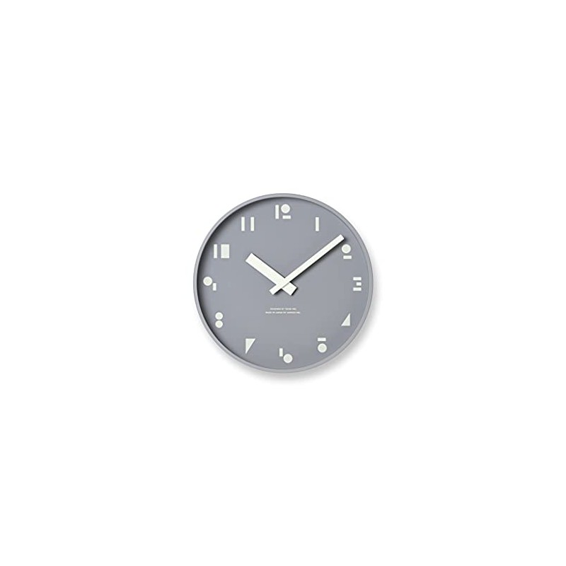 Remnos SYO21-04 GY Lemnos Lemnos Lemnos Wall Clock, Analog Quartz