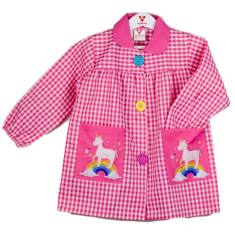 KLOTTZ Girls Unicorn Dressing Gown, Lavandel.