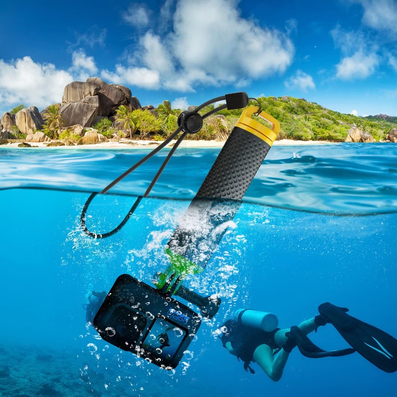 [Sametop] Floating Hand Grip for GoPro Floatation Handler for Diving