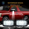 DERMOKA LED Side Mirror Puddle Lights for 2007-2014 Silverado Sierra