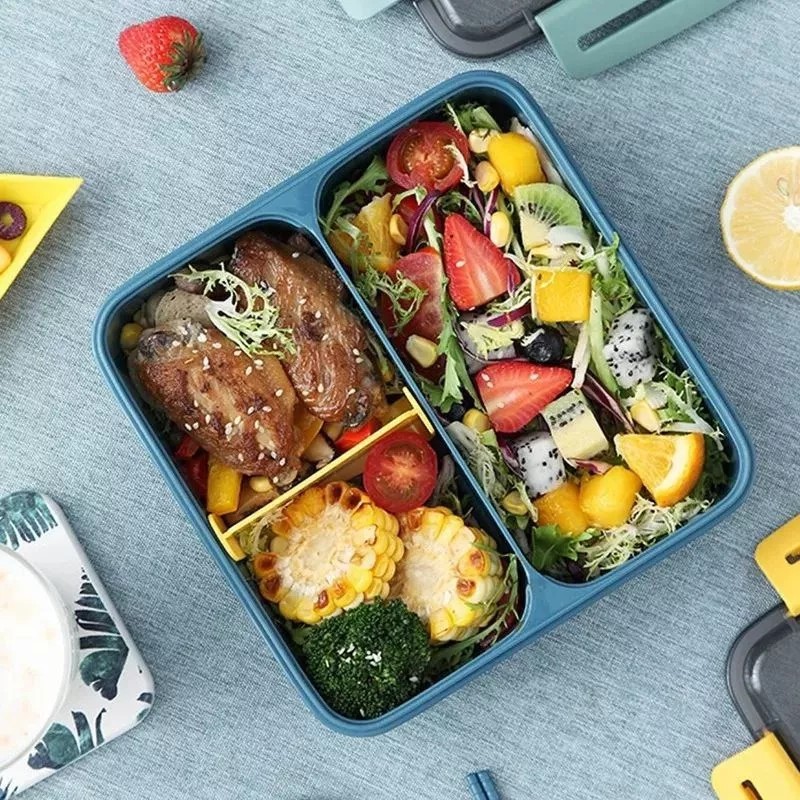 OEM Lonchera Hermetica 1.5lt Lunch Box Kawaii Cubiertos