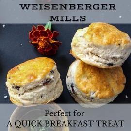 Weisenberger Biscuit Mix - Southern Style Buttermilk Biscuit Mix - Made From Non GMO Soft Red Wheat - Traditional Old Fashioned Breakfast Biscuits - Quick Breakfast Biscuit Mix - 5.5 Oz - 12 Pack