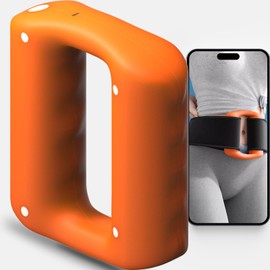 GiftPlus Portable Handheld Back Massager - Multifunctional Wireless Massager for Men & Women - 5 Massage Modes Massager Ring for Muscle Relax, Stress Relief - Gifts for Women Men