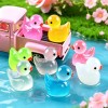 120 Mini Patos De Resina Luminosos Que Brillan En La