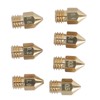35 Pcs Set 3D Printer Nozzle Cleaning Kit MK8 Brass