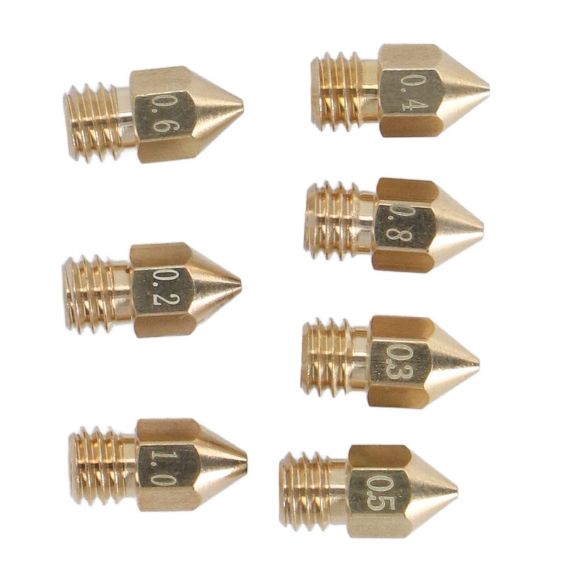 35 Pcs Set 3D Printer Nozzle Cleaning Kit MK8 Brass