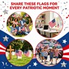 American Flags for Outside, 12 Pcs 8x12 Inch American Flags