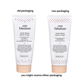 Evo Fabuloso Light Beige Colour Depositing Conditioner - Conditioner for Colour-Treated Hair - Helps Maintain Depth, Tone & Shine - 220ml / 7.5fl.oz
