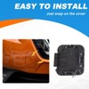 CZShiYue Car Front Bumper Tow Hook Cover Cap Towing Eye