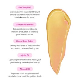 THE FOX TAN- ACELERA TU BRONCEADO: Nuestro Rapid Elixir fue formulado para acelerar rápidamente tu proceso de bronceado natural. El secreto es que nue