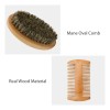 Set De Cepillos Para Barba Brush Beard Steel Care Peine