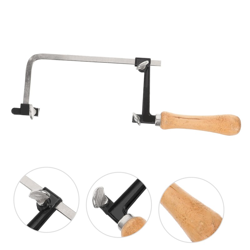 ORFOFE Jewelry Making Hacksaw Handle Compact Cutting Tool for Woodworking