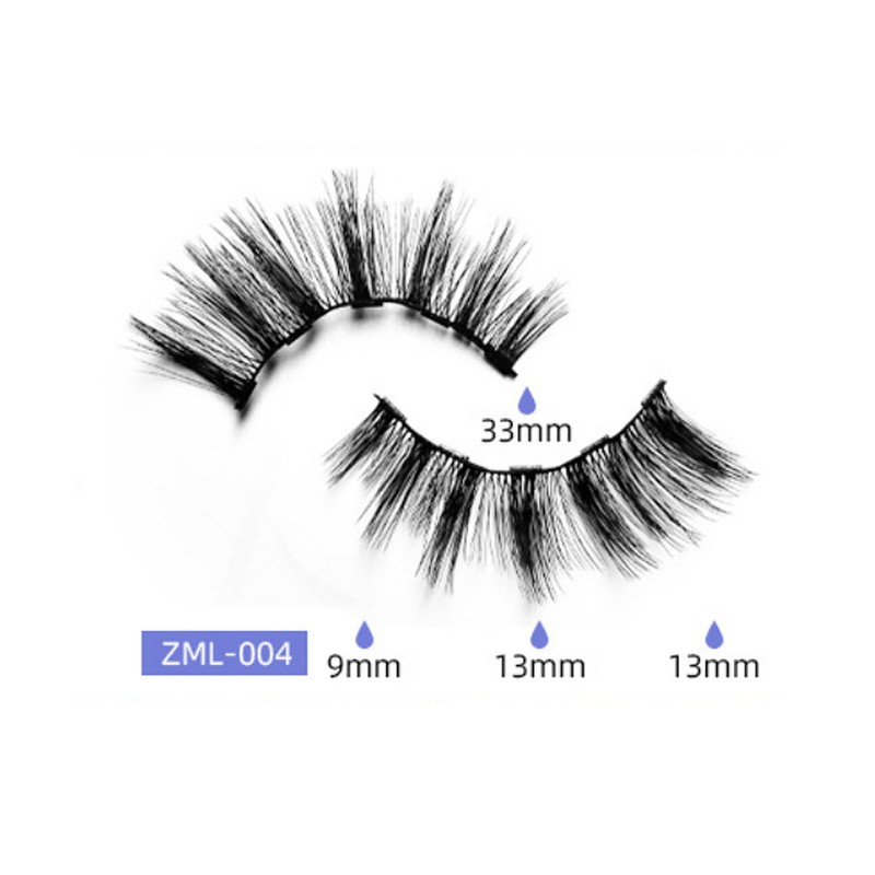 5 Pairs Magnetic Lashes with Eyeliner Kit Glue Free Waterproof