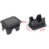 4PCS Black ABS Rear Trunk Tail Box Protective Cover Trim