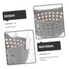 LABRIMP Hook Storage Basket Perforated Drainable Container for Toiletries and