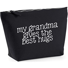 Hippowarehouse My grandma gives the best hugs printed make up cosmetic wash bag 18x19x9cm