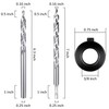 4 Pieces 3/8 Inch Pocket Hole Drill Bit with Depth