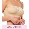 Carole Martin Women's Strapless Comfort Bra Beige 34