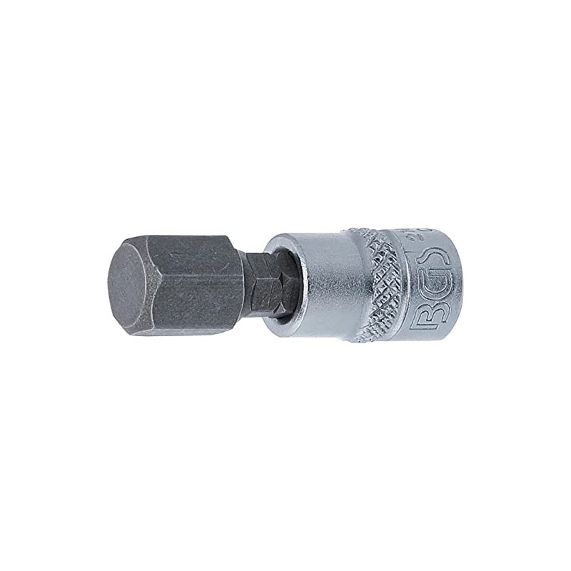 BGS Bit, Hex Socket, 1/4 1/4 Inches, 10 mm, 2161
