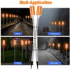 Macarrie 9 Packs Solar Powered Driveway Markers Lights Reflective Driveway