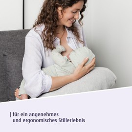 reer Mama Air Nursing Pillow Inflatable Ergonomic Nursing Pillow with Soft Removable Cover Compact and Ideal for Travelling Breastfeeding Aid