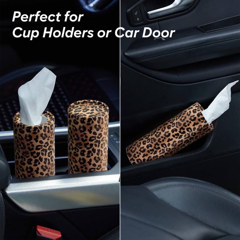 SthExtra Travel Tissue Cylinder Fit for Car Cup Holder, Tissue
