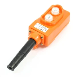 uxcell Up-Down Rain Proof Hoist Crane Pendant Pushbutton Switch Long Cable Sleever