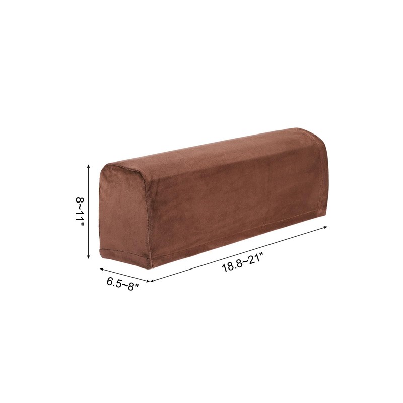 sourcing map 2 Pcs Sofa Armrest Covers Stretch Couch Armrest