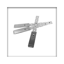 WAKAI Impact Wall Connectors Wall Anchor Stainless Steel Flat Anchor 247 mm Pack of 10