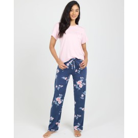 2 Pack: Plus Size Short Sleeve Pajamas For Women Sets Womens Pajama Sets Two Piece Pj Summer Pijamas De Mujer Cotton Pjs Pants Loungewear Sleepwear Matching Ladies Bottoms Comfy Soft Pyjamas Teen