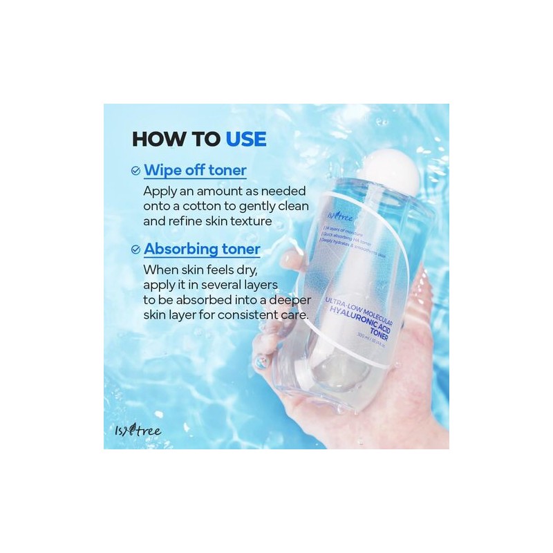 Isntree [Isntree]Ultra-Low Molecular Hyaluronic Acid Toner 300ml