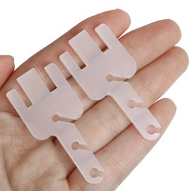 Removable Yarn Tensioner Adapter LUORNG 2PCS Addi Knitting Machine Tensioner Accessories with Tearable Kraft Protective Paper, Transparenc Tension Rods for Addi King and Addi Express Knitting Machines