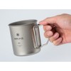Snow Peak Titanium Single Wall 220 Mug,6.72 x 6.72 x