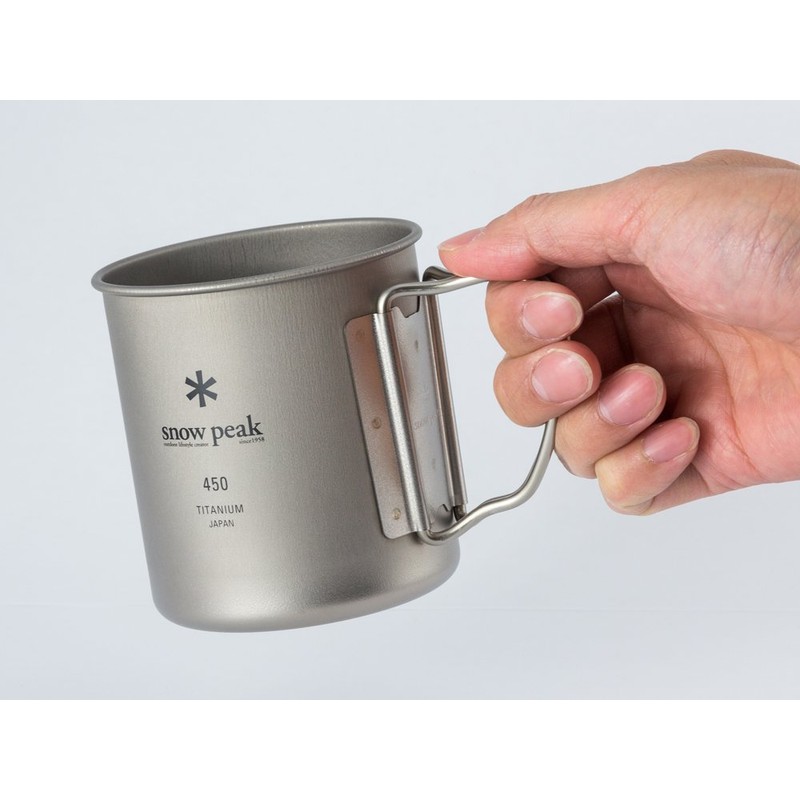 Snow Peak Titanium Single Wall 220 Mug,6.72 x 6.72 x