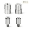 Snap Button Dies Set, 4 Pcs Snap Fastener Heavy Duty